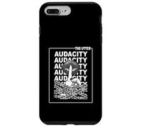 Grey The Utter Audacity Monochrome Color Graphic Case for iPhone 7 Plus/8 Plus