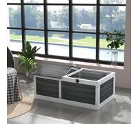 Grey Tortoise House With Openable Top & Tray