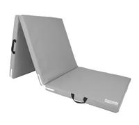 (Grey) Tri Folding GYM MAT Yoga Exercise Floor