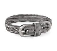 Grey Tribal Pet Collar, Adjustable Dog Collars with Buckle Stainless Steel D-Ring, Comfortable Collar for Small Medium Dogs and Cats