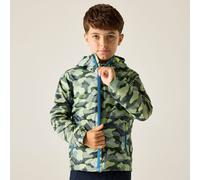 Regatta Printed Lever Ii Kids Dark Storm Camo, Black, 3-4 Years