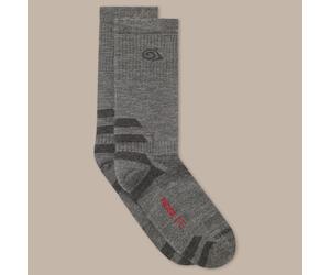 Grey unisex UK9-12 Craghoppers Nosilife Adventure Wool Socks Grey, Size: UK9-12