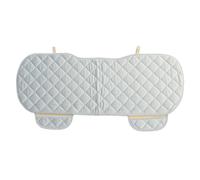 (Grey) Universal Rhombus Rear Row Car Seat Cover Small Mat Auto Chair Cushion