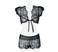 Grey Velvet 2-Part Lace Cami Set Underwear black L