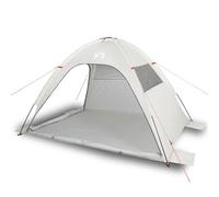 vidaXL Beach Tent Grey Waterproof UK