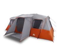 vidaXL Family Tent Tunnel 16-Person Grey Waterproof UK
