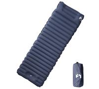 (grey) vidaXL Self Inflating Camping Mattress & Pillow 1-Person Sleeping Mat Green