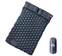 (grey) vidaXL Self Inflating Camping Mattress with Pillows Air Mattress Sleeping Mat