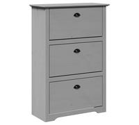 (grey) vidaXL Shoe Rack Shoe Cabinet Shoe Storage Shelf Organiser Hallway Cupboard