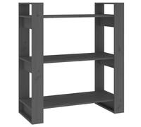 Book Cabinet/Room Divider 80x35x91 cm Solid Wood Pine