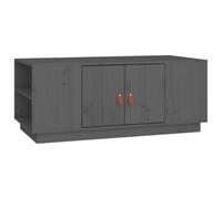 (Grey) vidaXL Solid Wood Pine Coffee Table Side Centre Accent End Table Multi Colours