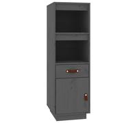 (Grey) vidaXL Solid Wood Pine Highboard High Sideboard Cabinet Cupboard Multi Colours