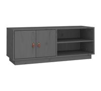 (Grey) vidaXL Solid Wood Pine TV Cabinet TV Console Media Unit Cabinet Multi Colours