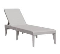 (grey) vidaXL Sun Lounger Daybed Chaise Lounge Bed Outdoor Sun Bed Cappuccino PP