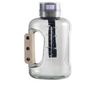 (Grey) Water Bottle with Hydrogen Water Generator Durable Large Capacity Water Cup for Barbecue Outdoor
