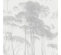 (Grey White 37651-3) AS Creation Forest Woodlands Trees Nature Wallpaper Vinyl Non Woven Textured