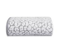 Allure Leopard Print Bath Sheet - White, White