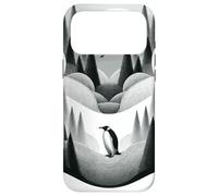 Grey White Fog Forest Hills Trees Waves Art Deco Pattern Case for iPhone 17 Pro Max