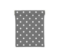 Grey White Polka Dots, Squeeze Top Wallet Women Storage Bag Small Coin Purse Change Pouch