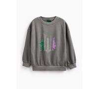 Grey Wicked Graphic Print Sweatshirt 8 years