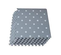 Grey & Wite Interlocking Floor Foam Mat Living Room Kids Playmat Gardan Yoga Exercise Gym gymnastic Children's Bed Room Equipment Soft Foam Tiles