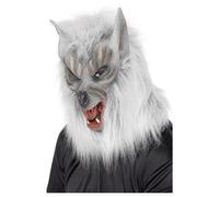 Grey Wolf Halloween Unisex Fancy Dress Face Mask