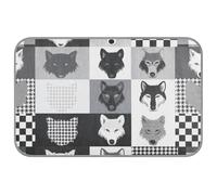 Grey Wolves Cute Summer cooling pad for cats Self Cooling bed for dogs for chicken indoors unique manta refrescante para perro M