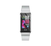 (Grey) Women Physiological Reminder Heart Rate Blood Pressure Monitor 1.14inch IPS Display IP67 Smart Watch