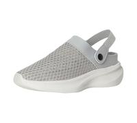 Grey Womens Orthopedic Non-Slip Clogs Arch Support Air Cushioning Shoes Thick Slip On Shoes Lightweight Mesh Breathable Comfortable Recovery Footwear Adjustable Strap Quick Dry Sandals Size 7.5