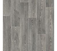 Grey Wood Effect Flooring, Anti-Slip Contract Commercial Heavy-Duty Vinyl Flooring With 2.0mm Thickness-6M(19'8") X 3M(9'9")-18M²