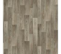 Grey Wood Effect Lino Flooring Non Slip Kitchen Bathroom Flooring Vinyl Roll Sheet Thick Light Grey Oak 2m 3m Width 2m Length To 7m Length (Malpas Washed Oak, 3m x 2m)