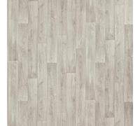 Grey Wood Effect Sheet Floor Vinyl Non Slip Lino Flooring Roll Cushioned Vinyl Light Oak Kitchen Bathroom Flooring 2m 3m Width 2m Length To 8m Length (Arnside Weathered Oak, 4m x 2m)