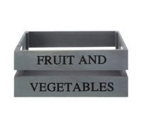 Grey Wood Fruit and Vegetable Crate | Naresso