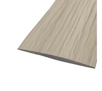 Grey Woodgrain, Self-Adhesive PVC Trim Tape for Wooden Door Edges, Flexible Laminate Floor Transition Strip, Gap Cover for Doorway and Vinyl Flooring