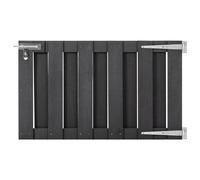 vidaXL Garden Gate WPC 100x60 cm Grey