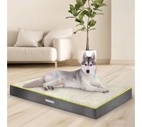 Grey XL Dog Bed Orthopaedic Extra Large Plus Flat Crate Mattress 112x81x9cm Dreamcatcher Grey XL
