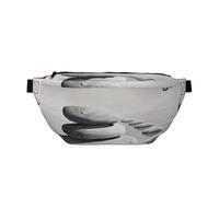 Grey Zen Stones Picture Printed Waist Bag Adjustable Bum Bag Lightweight Travel Waist Fanny Pack Belt for Walking Cycling Hiking Travel