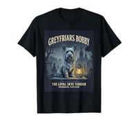Greyfriars Bobby - Loyal Skye Terrier Scottish Dog Scotland Value Graphic T-Shirt