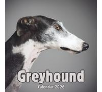 Greyhound Calendar 2026: 14-Month Organizer from Nov 2025 to Dec 2026 | Perfect for Home, Office, School & Family Scheduling, For Men , Women , Girls , Boys