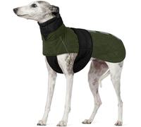 Greyhound Coat Fleece, Lurcher Coat Vizsla Saluki Waterproof Sighthound Jacket Dog Winter Jumper Warm for Large Dogs Fleece Jacket with Harness Hole