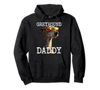 Greyhound Daddy Dogs Dad Fathers Day Papa Sighthound Pullover Hoodie