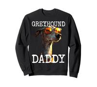 Greyhound Daddy Dogs Dad Fathers Day Papa Sighthound Sweatshirt