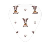 Greyhound Dog,12 Pcs Guitar Pick,3 Different Thickness Plectrums for Acoustic Guitar Bass Ukulele (0.46mm 0.96mm 0.71mm)