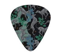 Greyhound Dog,12 Pcs Guitar Pick,3 Different Thickness Plectrums for Acoustic Guitar Bass Ukulele (0.46mm 0.96mm 0.71mm)