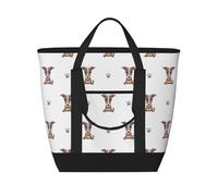 Greyhound Dog,Lunch Bags Large Capacity Insulated Tote Bag For Women Men Work Picnic Travel