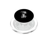 Greyhound Drawing - Greyhound Dad Greyhound Lover PopSockets PopGrip for MagSafe