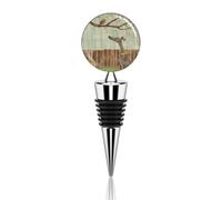 Greyhound in The Garden Wine Bottle Stopper Reusable Leak Proof Zinc Alloy Wine Stoppers for Wine Bottles Good Sealing Easy To Clean Suitable For Home Hotel Club Bar Party