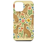 Greyhound in the Wildflowers Retired Racing Greyhound Case for iPhone 12 Pro Max
