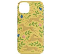 Greyhound in the Wildflowers Retired Racing Greyhound Case for iPhone 14 Plus
