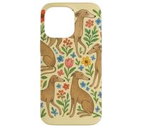 Greyhound in the Wildflowers Retired Racing Greyhound Case for iPhone 14 Pro Max